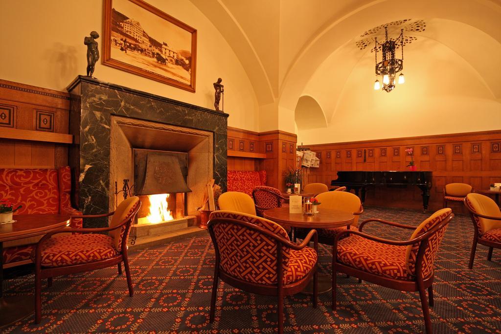 Hotel Grace La Margna St Moritz Ресторан фото
